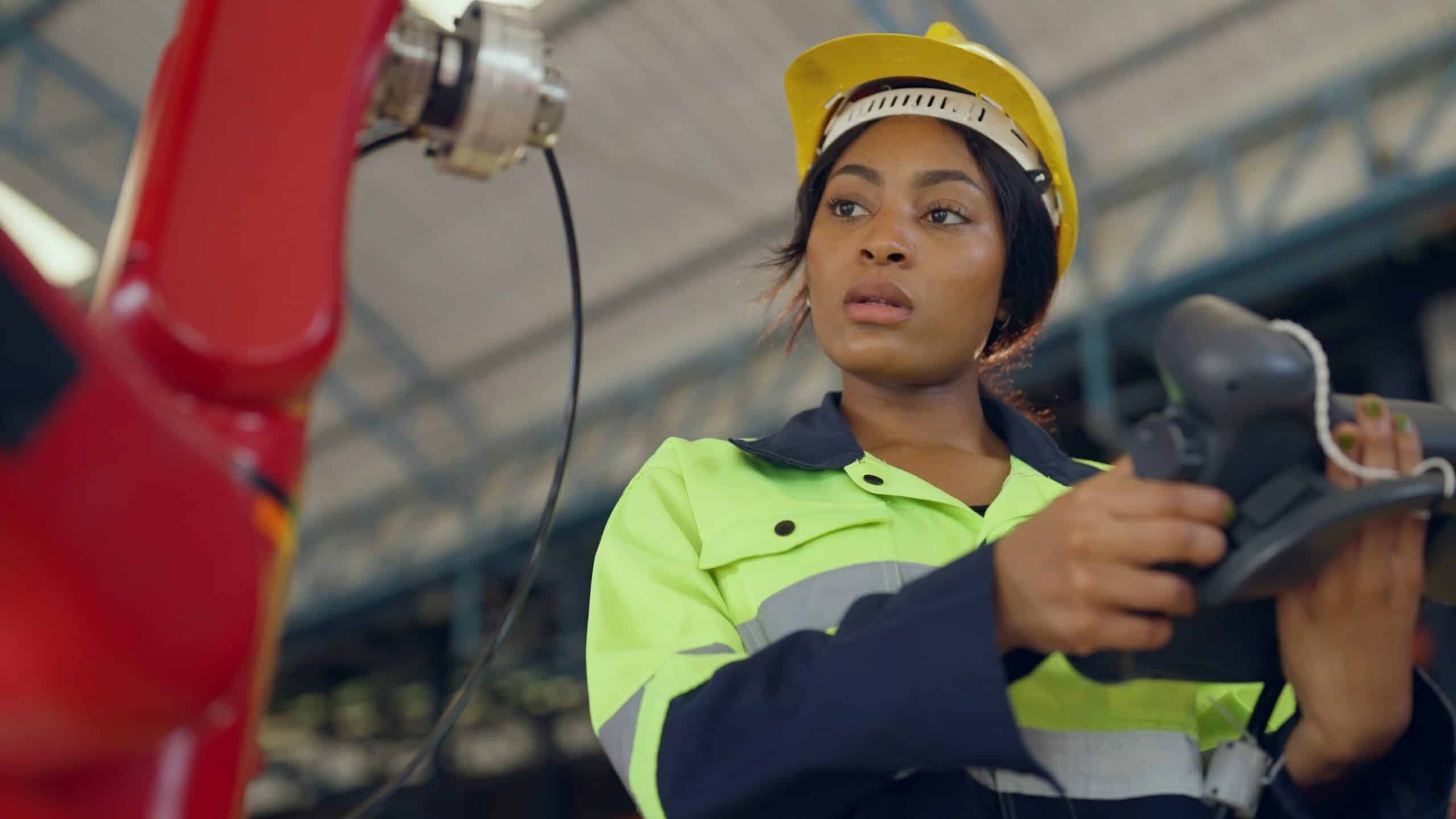 Safety officer conducting a site audit